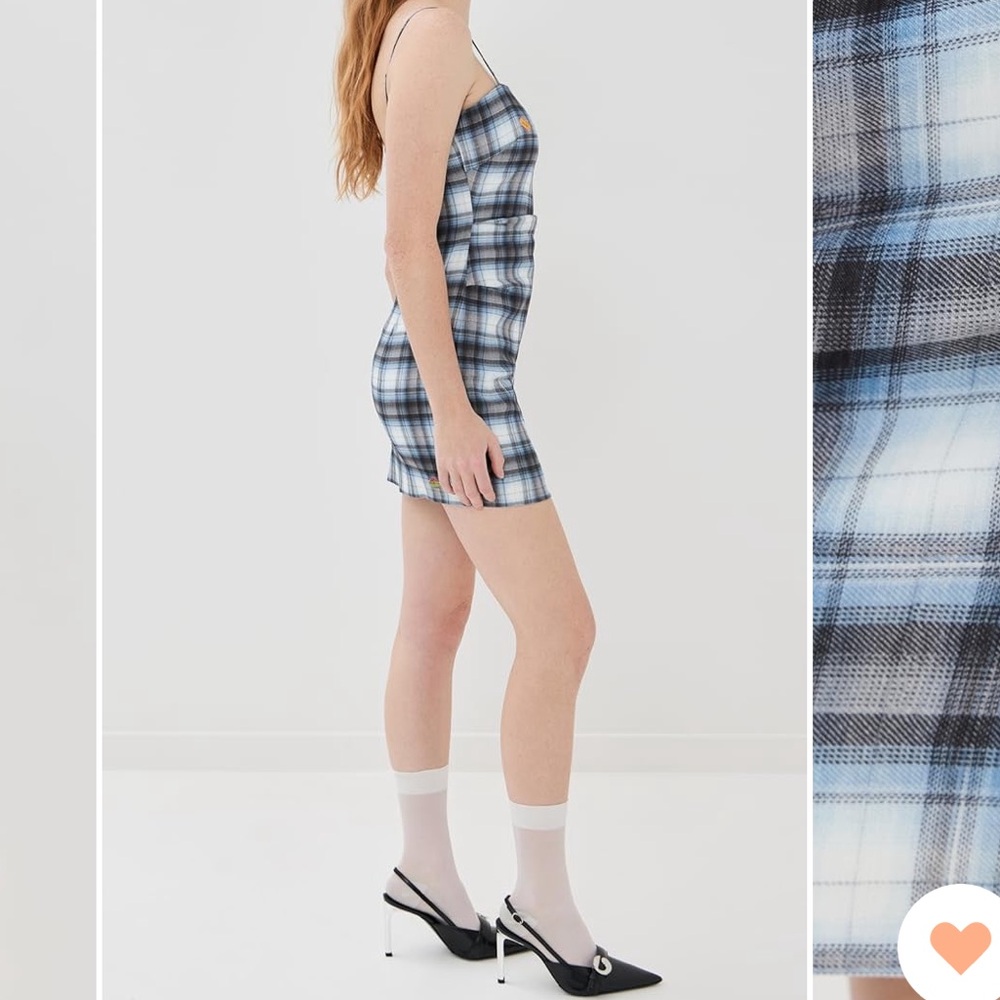 Acne Studios Check Flannel Dress NWT - Picture 5 of 7